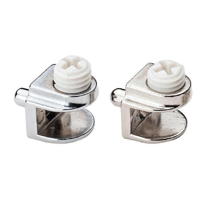 Metal Cam Raf Tutucu Pimli(Plastik Vidalı Max. 8 mm)